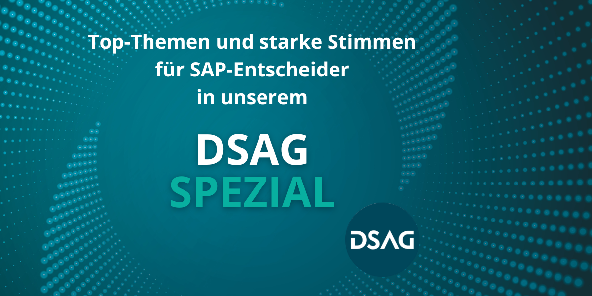 Startseite 1 DSAG Spezial 2025 Slider