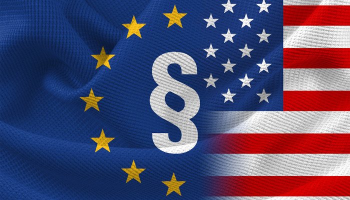Flagge USA EU 