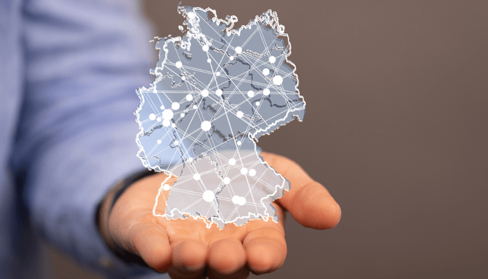 Deutschlandkarte digital