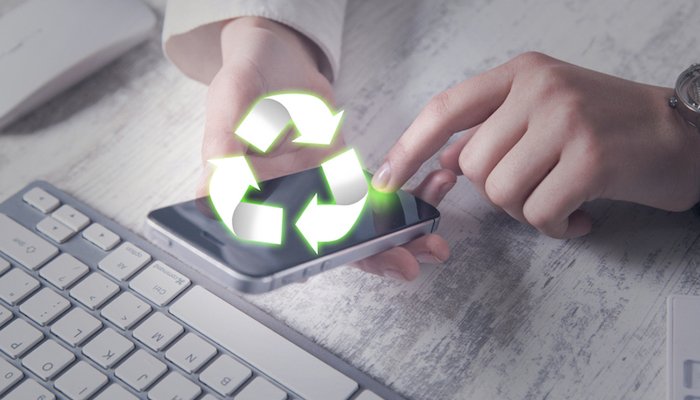 Recycling-Smartphone