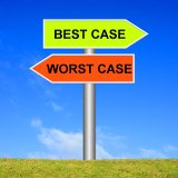 Schilder Best (rechts) und Worst (links) Case Schilder Best (rechts) und Worst (links) Case