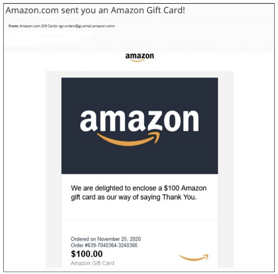 Amazon Scam Cyberreason