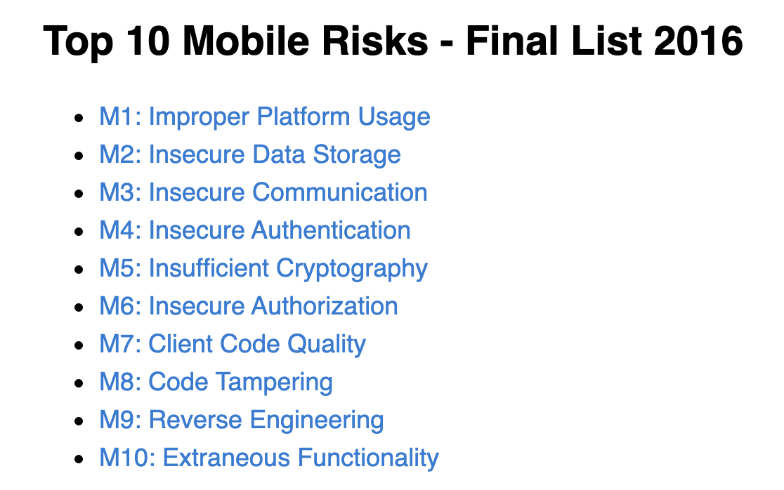 Compass top 10 risks