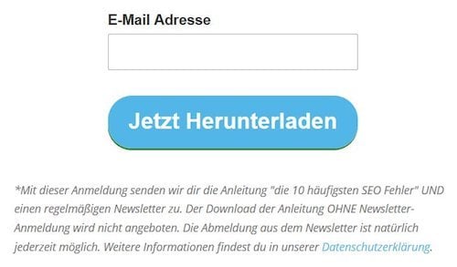 Newsletterformular