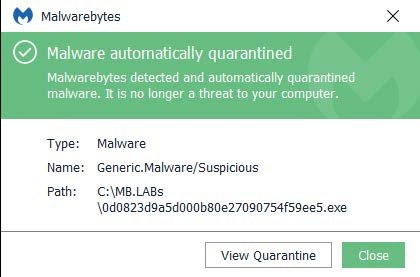 Schutz von Malwarebytes