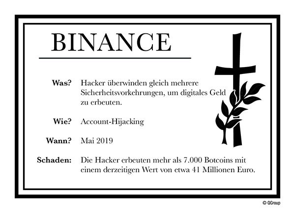 Todesanzeige Binance