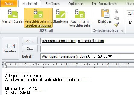 SEPPmail Verschlsselung