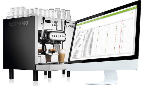 Lyreco Service mit Nespressomaschine