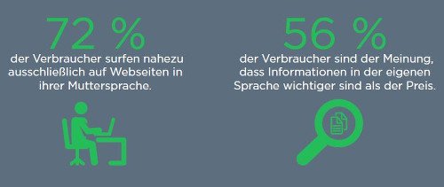 Über die Hälfte der Verbraucher legen mehr Wert auf Informationen in der Muttersprache als auf den Preis