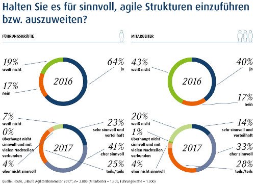 Halten Sie er für sinnvoll, agile Strukturen einzuführen?