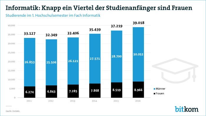 Bitkom Studienanfänger