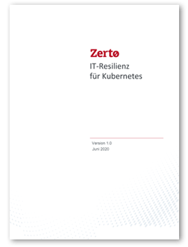 WP IT Resilience Kubernetes Zerto Titel