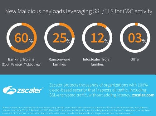 New Malicious payloads leveraging SSL/TLS for C&C activity