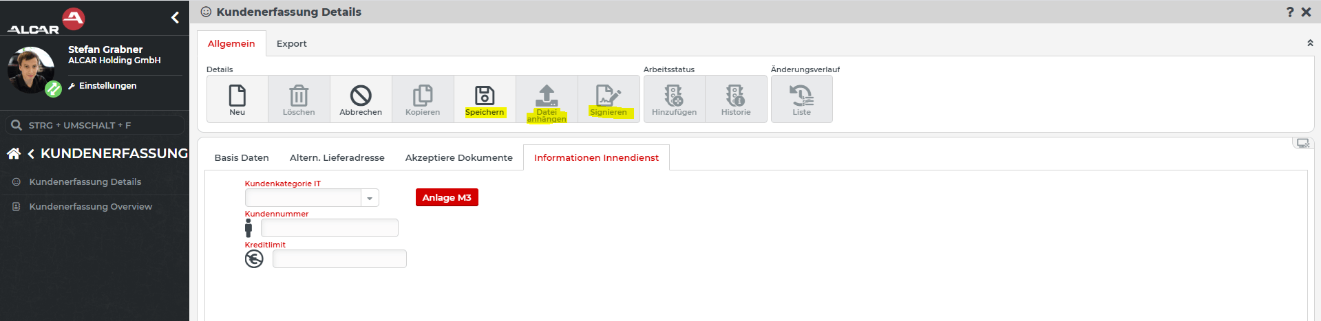 Innendienst Info