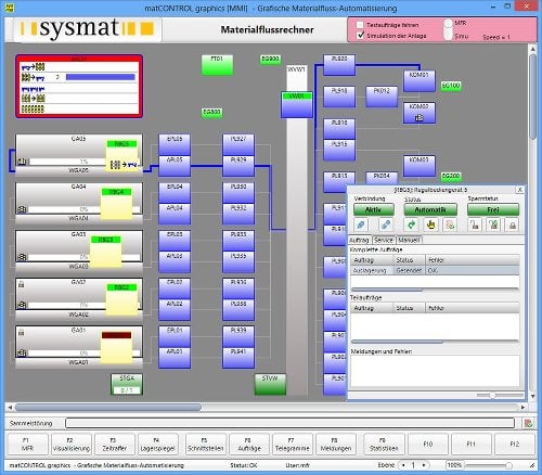 Sysmat Inhouse Inbetriebnahme 500