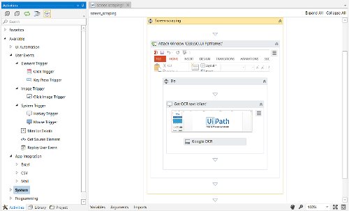 UiPath screen scraping 500