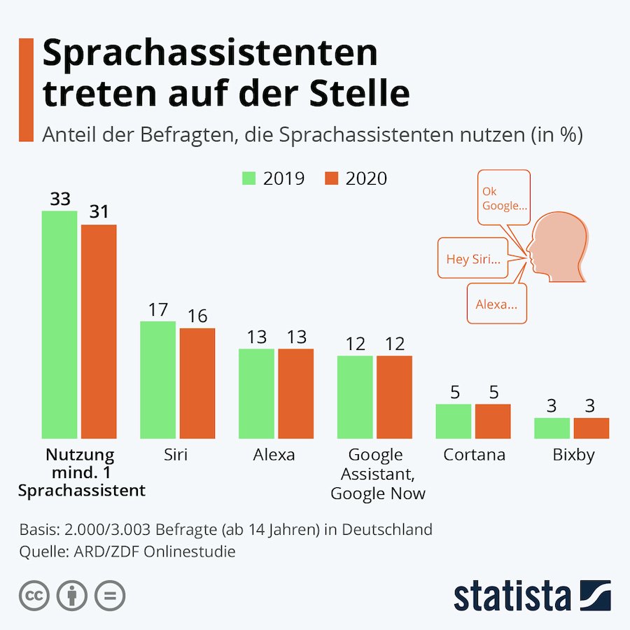 Statista Sprachassistenten