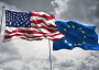EU- und USA-Flagge