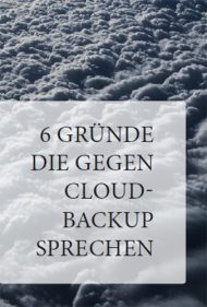 6 Gründe die gegen Cloud-Backup sprechen (Bild: speicherguide.de)