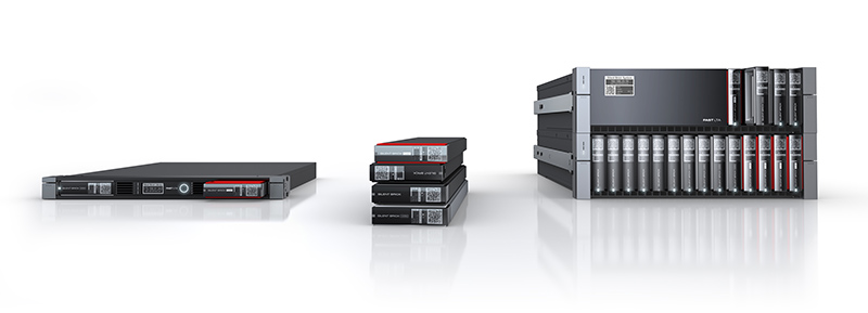 Auf der Hannover Messe zu sehen: Fast LTAs Silent Bricks System, transportierbare und gesicherte Speichercontainer auf Flash- oder HDD-Basis.