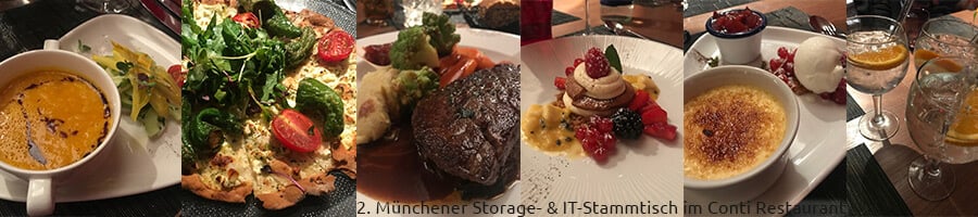 Impressionen vom 2. Münchener Storage- & IT-Stammtisch im Conti Restaurant