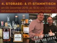 4. Storage- & IT-Stammtisch am 9.12.2019, 18:30 Uhr im Bartini mit Barrel-Aged-Gin-Tasting