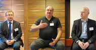 Mattias Zacher, IDC, Sergej Schlotthauer, Matrix42 und Udo Schneider, Trend Micro