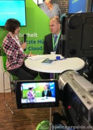 Claudia Hesse im Video-Interview mit Mark Hickman, Winmagic