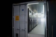 Container-Rechenzentrum in einem umgebauten 20-Fuß-Seecontainer (Cloud&Heat)