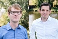 Die beiden Gründer von Quobyte (v.l.): Felix Hupfeld und Björn Kolbeck