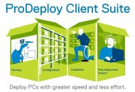 Mit der »ProDeploy«-Client-Suite sollen PCs noch schneller und kostengünstiger bereitgestellt werden (Bild: Dell, ECM)
