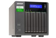 8-bay-NAS-Modell TVS-882ST3 glänzt mit zwei Thunderbolt-3-Anschlüssen (Bild: Qnap)