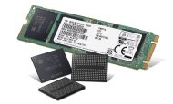 64-Layer-V-NAND-Flash-Chips – auch auf einer SSD im M.2-Bauformat (Bild: Samsung)