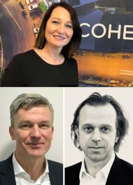 Neu bei Cohesity: Claudia Zieschang, Johannes Kunz (li) und Thomas Boele.