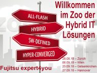 Fujitsu-Roadshow zusammen mit Microsoft, Nutanix und Vmware