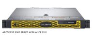 Die Arcserve 9000 Series Appliance ist im 1U-Format mit 12 - 48 TByte erhältlich. 