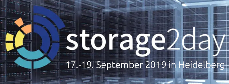 Premiere: Neue Konferenz Storage2Day am 17.-19. September in Heidelberg