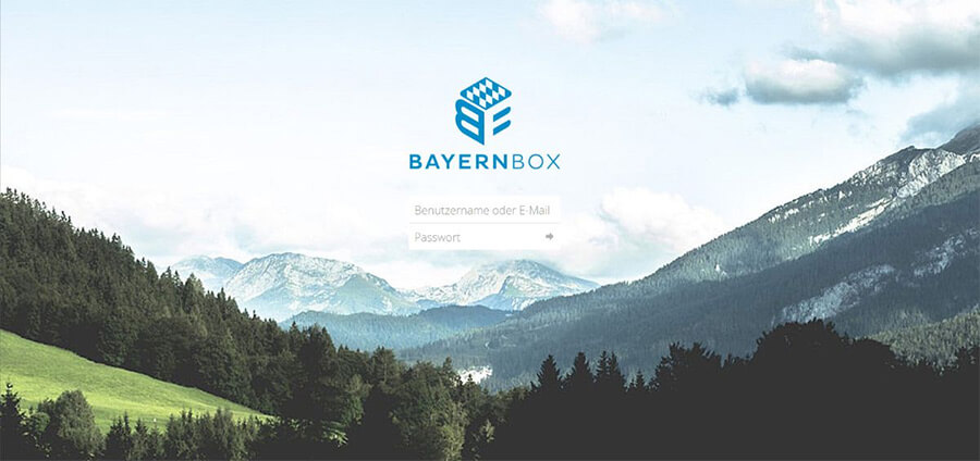 Datenaustauschplattform Bayernbox für bayerische Kommunen auf Basis von Owncloud
