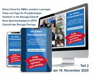 Online-Themenkongress Große Datenmengen speichern und verwalten – Teil 2«, am 18. November 2020