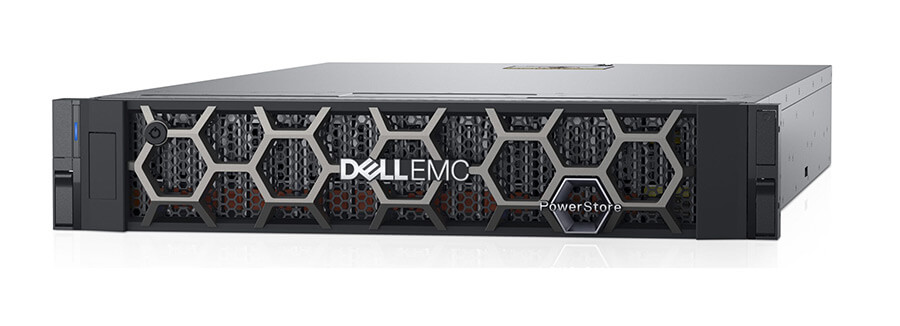 Dell EMC Powerstore 500 im 2U-Format speichert bis zu 1,2 PByte Daten (Quelle: Dell EMC).
