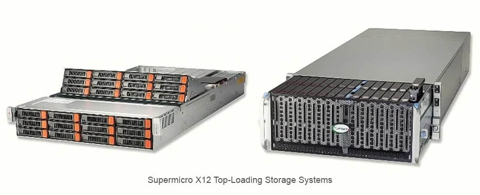 Neue Enterprise-Storage-Server der X12-Reihe von Supermicro.