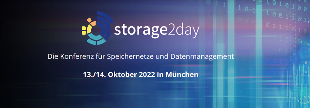 Storage2Day am 13.-14. Oktober 2022 in München
