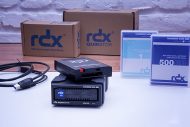 Tandberg Data »RDX QuikStor USB 3.0« kostet mit einem 1-TByte-Medium ca. 250 Euro.