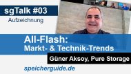 sgTalk #03: Trends bei All-Flash-Arrays: schnell, effizient, einfach