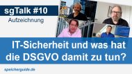 sgTalk #10: IT-Sicherheit und was hat die DSGVO damit zu tun?