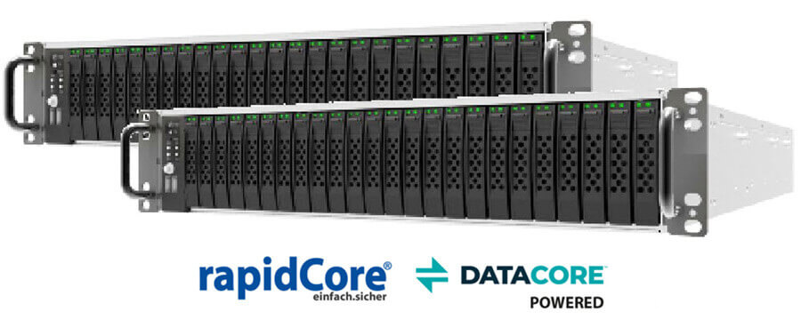Die Software-defined Storage-Lösungen der N-TEC rapidCore-Serie gewährleisten höchste Datenverfügbarkeit (Bild: N-Tec).