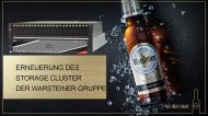 Anwenderbericht: Warsteiner Brauerei installiert hochverfügbaren Storage-Cluster auf Basis der Fujitsu »ETERNUS AF250«-Speicher (Bild: Warsteiner).