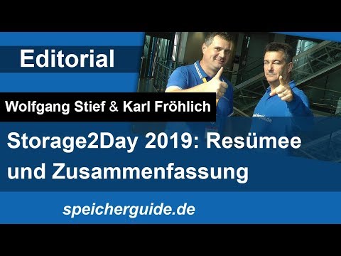 Resümee zur storage2day 2019