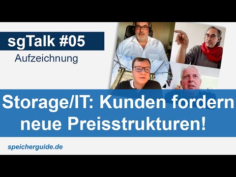 Das Ende der Edel-EDV: Kunden fordern neue Preisstrukturen für Storage &amp; IT - sgTalk #05