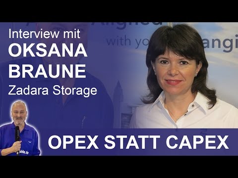 Zadara Storage mit All-Flash &amp; verbrauchsorientierter Abrechnung – Oksana Braune – CEE2016